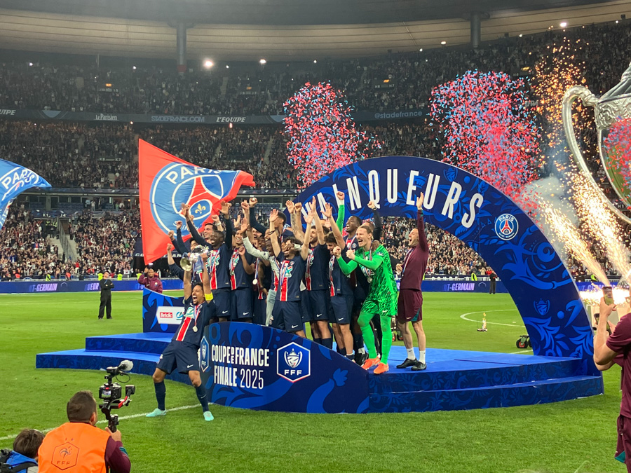 Remise du trophée – PSG vainqueur Coupe de France 2025